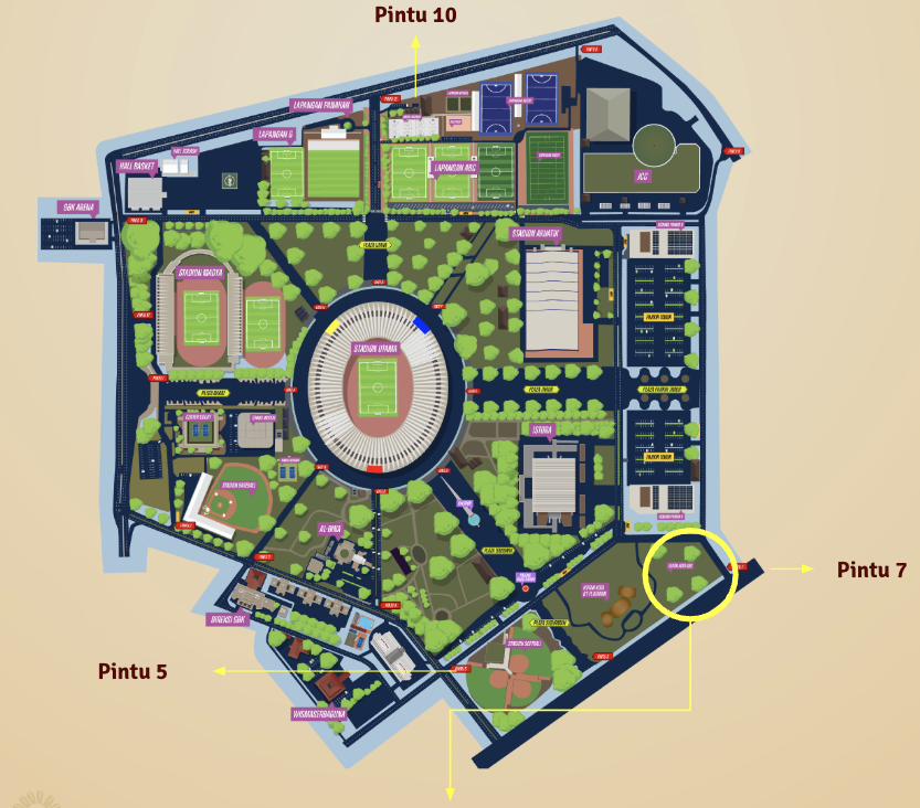 Venue Acara Festival Jamu Nusantara 2026 - Hutan Kota GBK